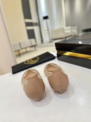 Okify Christian Louboutin Beige Mesh Rhinestone High Heels  - 6