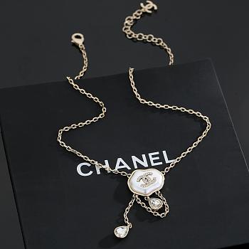 Okify CC Gold Necklace With Diamond 28306