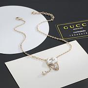 Okify CC Gold Necklace With Diamond 28306 - 3