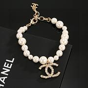 Okify CC Gold Bracelet With Pearl And Diamond 28307 - 1