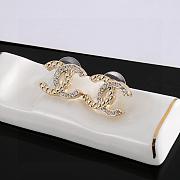 Okify CC Gold Earrings With Diamond 28308 - 3