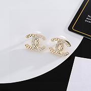 Okify CC Gold Earrings With Diamond 28308 - 5