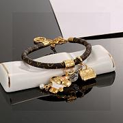 Okify Louis Vuitton Gold Bracelet With Charm - 6