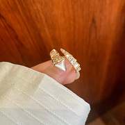 Okify Bvlgari Gold Ring With Diamond - 2