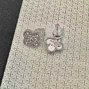 Okify VCA Silver Earrings With Diamond  - 6