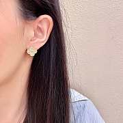 Okify VCA Gold Earrings With Diamond  - 2