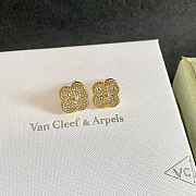 Okify VCA Gold Earrings With Diamond  - 3