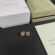 Okify VCA Gold Earrings With Diamond  - 6