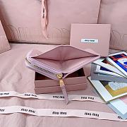 Okify MiuMiu Pink Wallet 5M0522 10x10cm - 5
