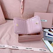 Okify MiuMiu Pink Wallet 5M0522 10x10cm - 4