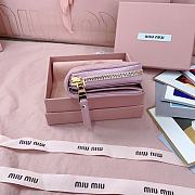 Okify MiuMiu Pink Wallet 5M0522 10x10cm - 6