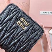 Okify MiuMiu Black Wallet 5M0522 10x10cm - 3