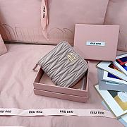 Okify MiuMiu Beige Wallet 5M0522 10x10cm - 1