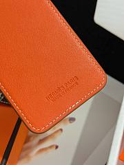 Okify Hermes Orange MagSafe Magnetic Card Holder  - 6