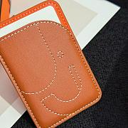 Okify Hermes Orange MagSafe Magnetic Card Holder  - 3