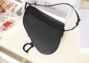 Okify Dior Saddle Bag Full Black 25x20x6.5cm - 5