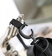 Okify Dior Saddle Bag Full Black 25x20x6.5cm - 3