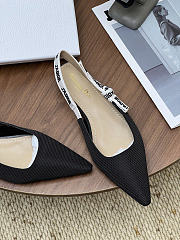 Okify Dior J'Adior Black Slingback 1cm - 4