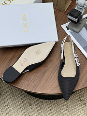 Okify Dior J'Adior Black Slingback 1cm - 3