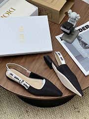 Okify Dior J'Adior Black Slingback 1cm - 2