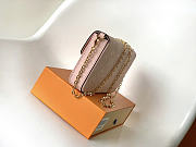 Okify Louis Vuitton Felicie Pochette Bag In Pink M80482 21x11x3cm - 6