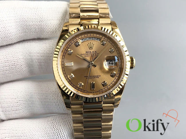 Okify Rolex Day Date Gold Watch 36mm  - 1