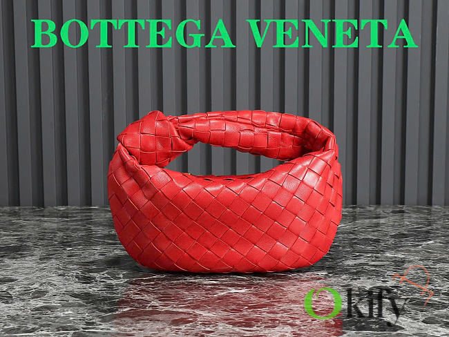 Okify Bottega Veneta Jodie Bag Red 28x23x8cm - 1