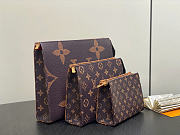 Okify Louis Vuitton Trio Toilet Pouch M11248 25x20x5.5cm - 3
