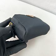 Okify Prada Black Pouch Gold Hardware 1NA339 12x8x3.5cm - 2