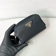 Okify Prada Black Pouch Gold Hardware 1NA339 12x8x3.5cm - 1