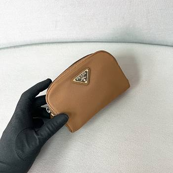 Okify Prada Brown Pouch 1NA339 12x8x3.5cm