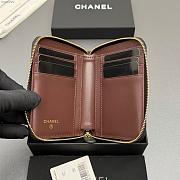 Okify CC Black Caviar Gold Hardware Zipper Small Wallet 12x9x2cm - 6