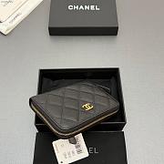 Okify CC Black Caviar Gold Hardware Zipper Small Wallet 12x9x2cm - 5