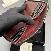 Okify CC Black Caviar Silver Hardware Zipper Small Wallet 12x9x2cm - 4