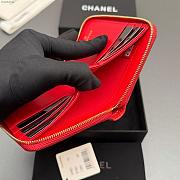 Okify CC Red Caviar Zipper Small Wallet 12x9x2cm - 4