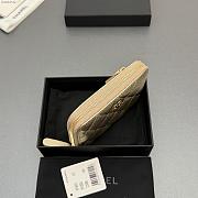 Okify CC Gold Caviar Zipper Small Wallet 12x9x2cm - 6