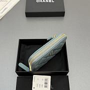 Okify CC Blue Caviar Zipper Small Wallet 12x9x2cm - 6