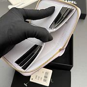 Okify CC Light Purple Caviar Zipper Small Wallet 12x9x2cm - 2