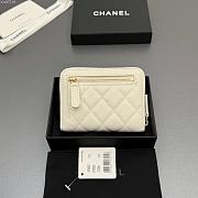 Okify CC White Caviar Zipper Small Wallet 12x9x2cm - 5