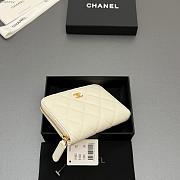 Okify CC White Caviar Zipper Small Wallet 12x9x2cm - 4