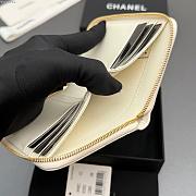 Okify CC White Caviar Zipper Small Wallet 12x9x2cm - 2