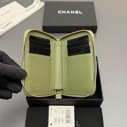 Okify CC Green Caviar Zipper Small Wallet 12x9x2cm - 6