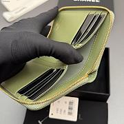 Okify CC Green Caviar Zipper Small Wallet 12x9x2cm - 5