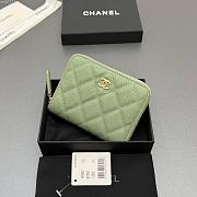 Okify CC Green Caviar Zipper Small Wallet 12x9x2cm - 2