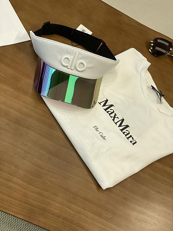 Okify Alo White Sun Visor Hat 