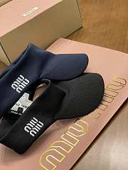 Okify MiuMiu Dark Blue/Black Sun Visor Hat - 5