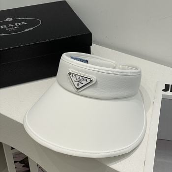 Okify Prada White Sun Visor Hat