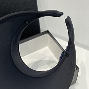 Okify Prada Black Sun Visor Hat - 4