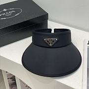 Okify Prada Black Sun Visor Hat - 1