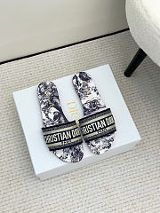 Okify Dior Black Slides 6308  - 1